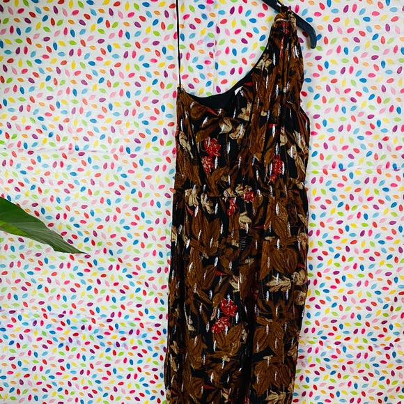 Multicolor jumpsuit side zipper, size 2, NWOT - Picture 7 of 9